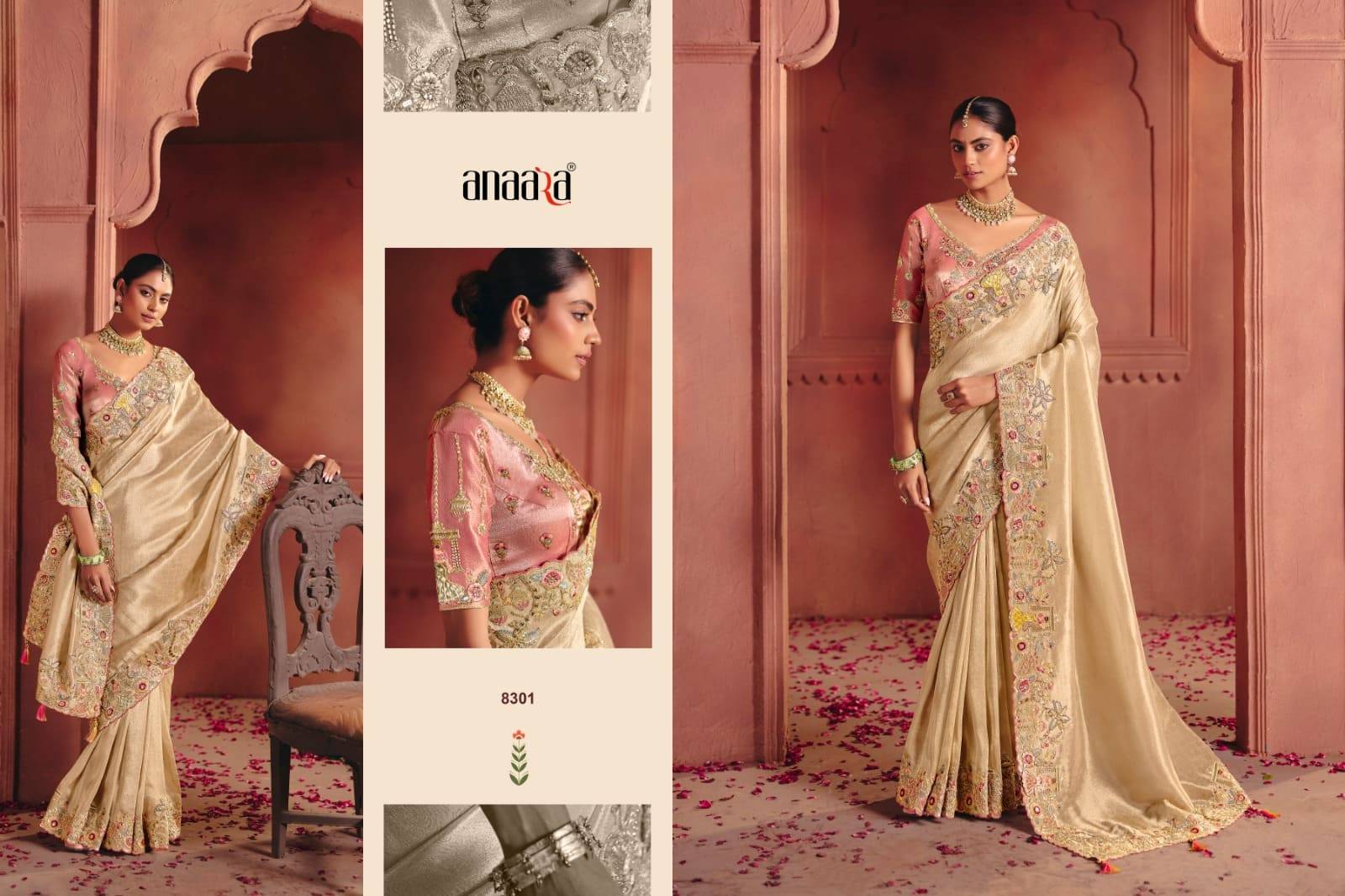 ANAARA 8300 SERIES BY TATHASTU 8301 to 8312 Series Indian Traditional Bridal Wear Collection Beautiful Stylish Fancy Colorful Party Wear & Occasional Wear Silk Sarees At Wholesale Price